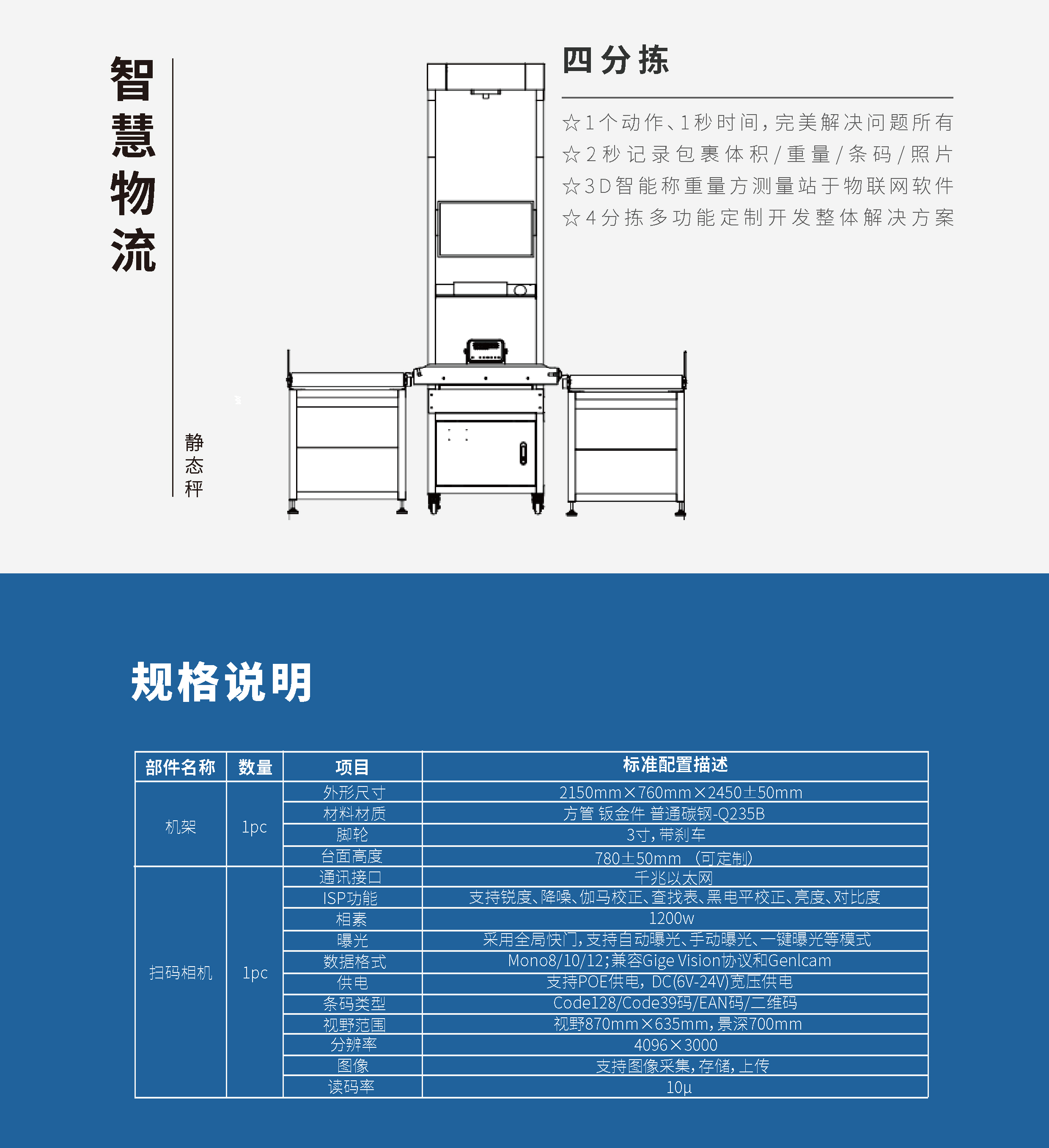 磐石電氣靜態(tài)秤四分揀設(shè)備