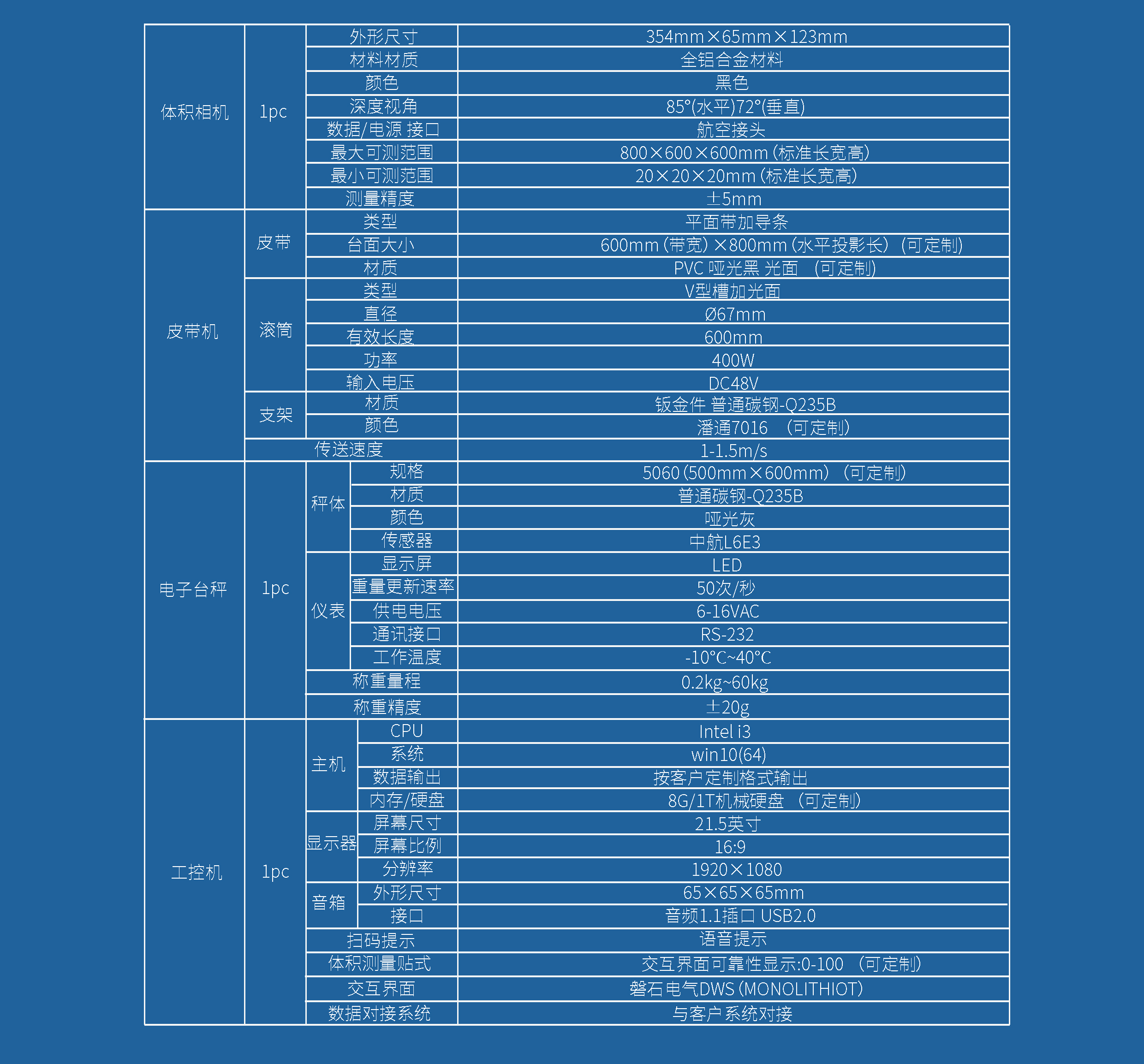 磐石電氣快遞物流小動(dòng)態(tài)秤設(shè)備