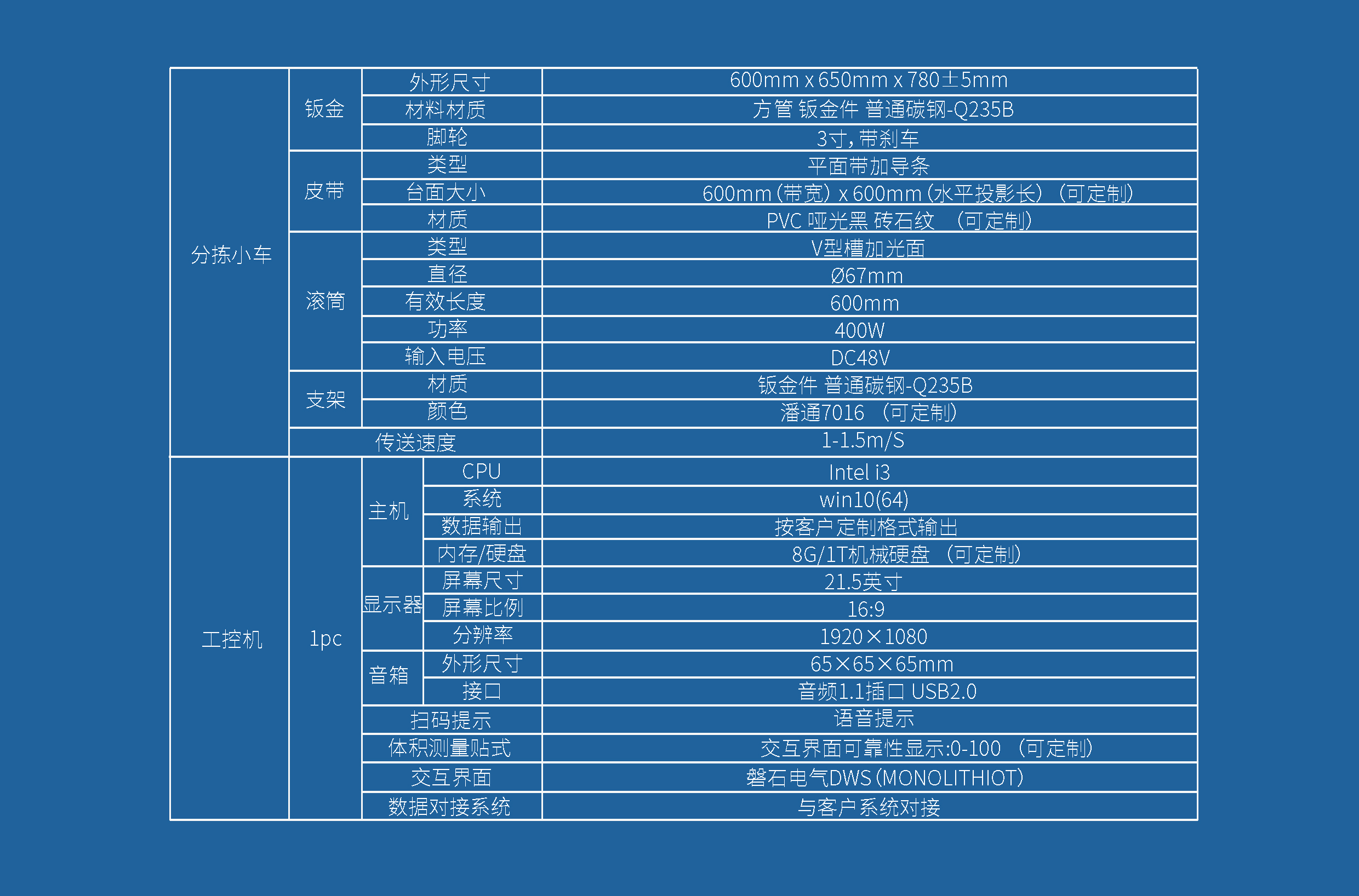 智慧物流Z型六分揀設(shè)備