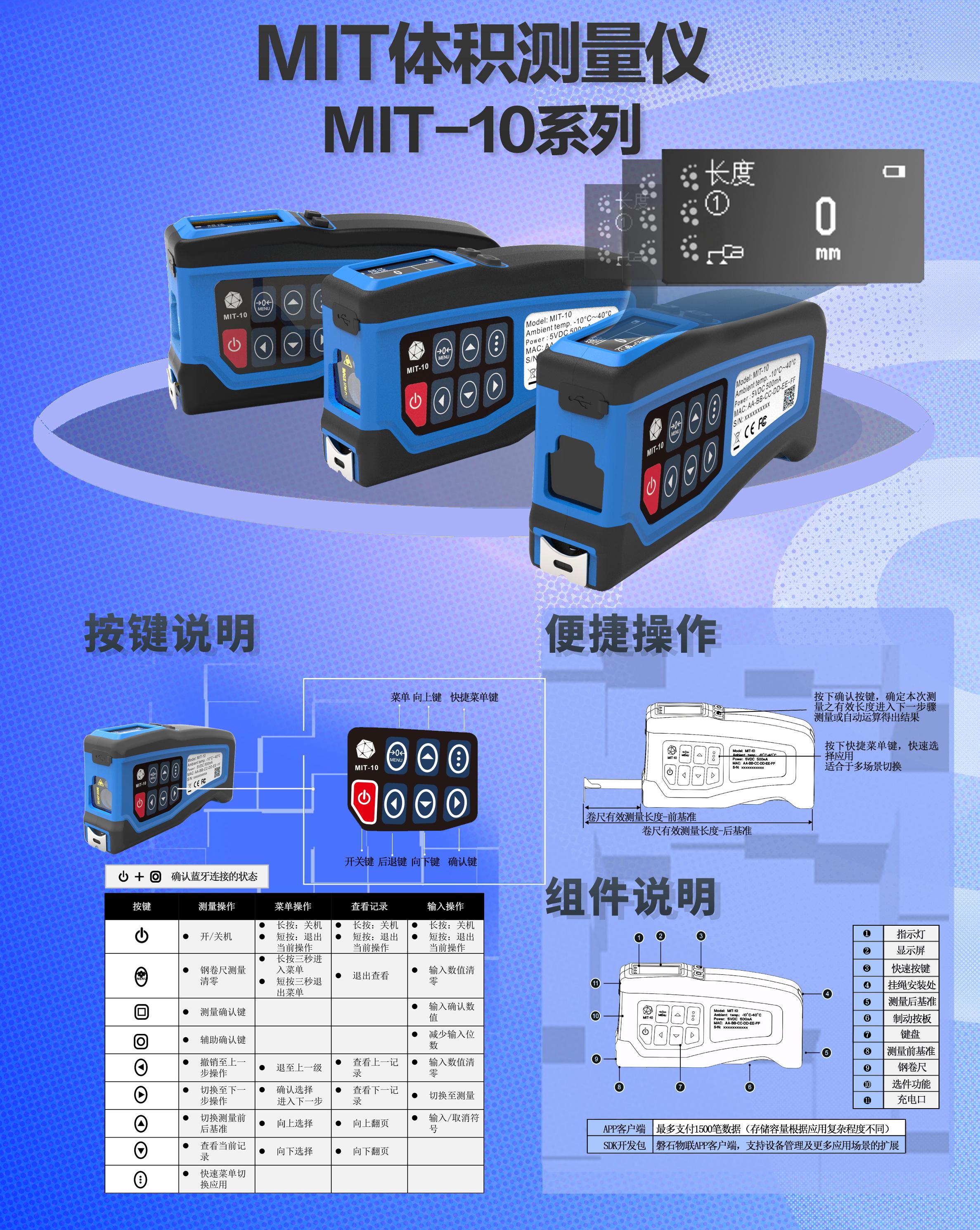 MIT體積測(cè)量?jī)x MIT-10系列