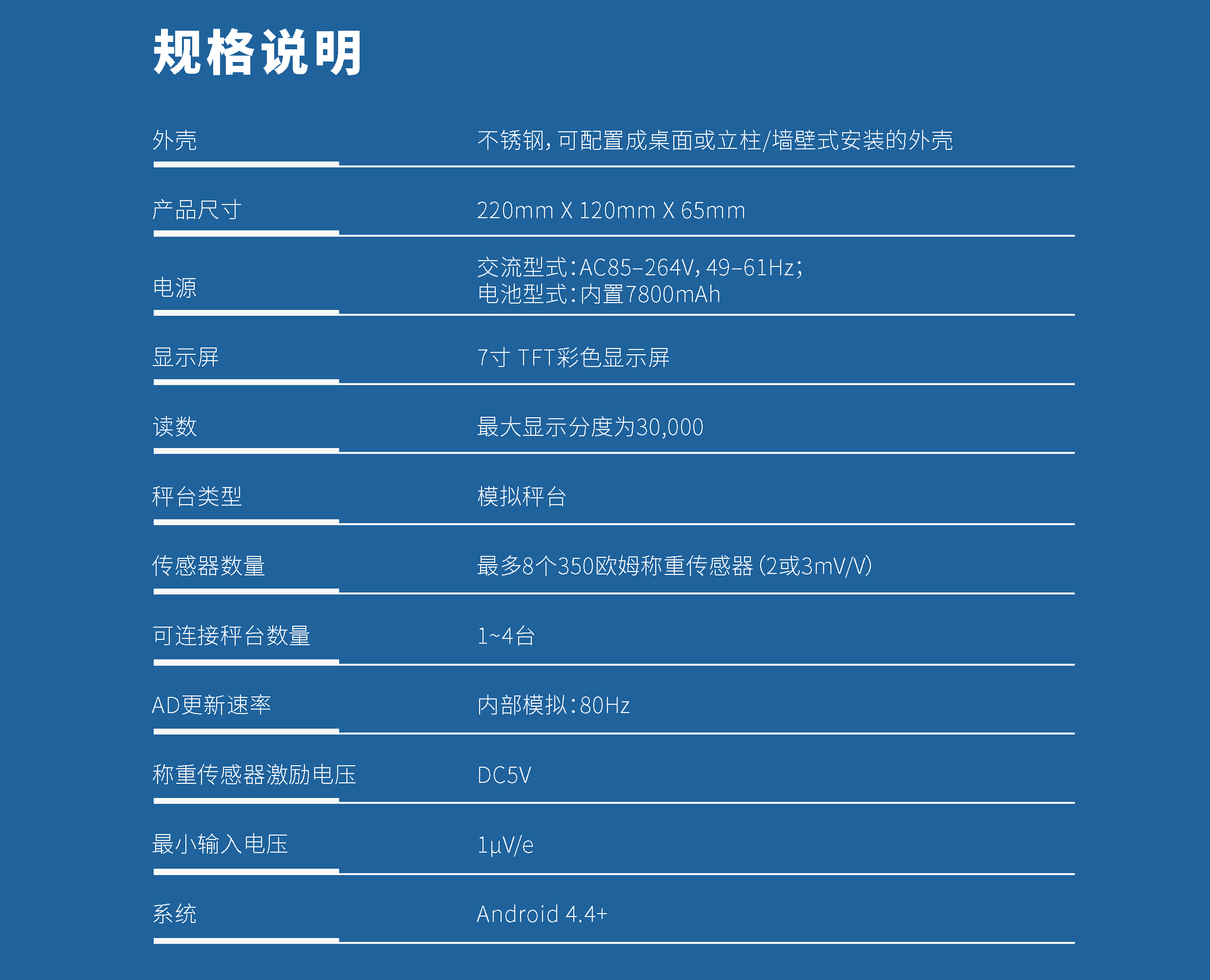 智能稱重儀表 MTS-6000